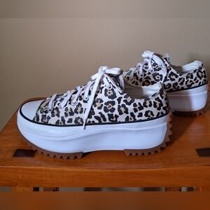 "SOLD SOLD"  CONVERSE Run Star Hike Low 'Leopard'